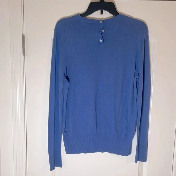 Ann Taylor Factory Blue Crewneck Sweater - Size XL - Picture 2 of 3